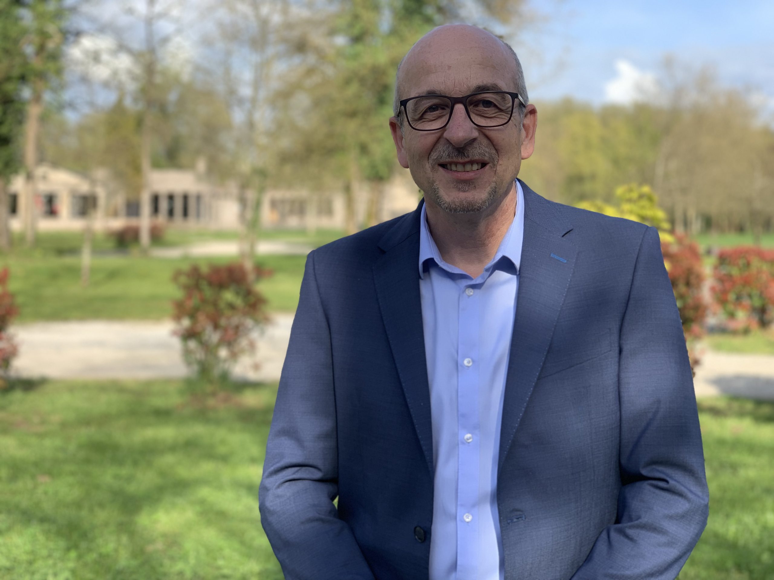 Patrick Louis, président de la fédération du bâtiment et des travaux publics de Haute-Saône, dirigeant de la société de plafond industriel comtois.