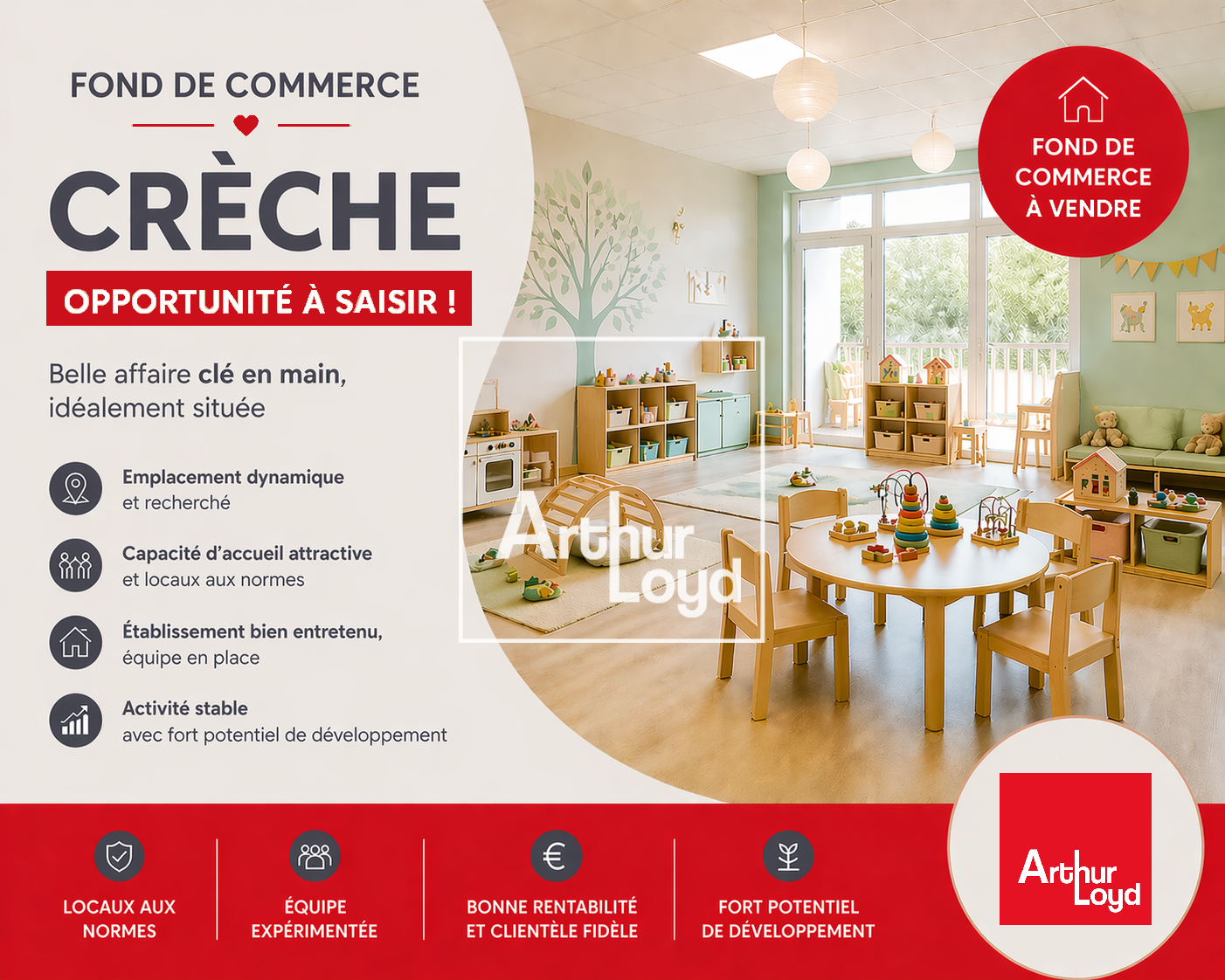Fonds de commerce   Crèche à vendre à Delle