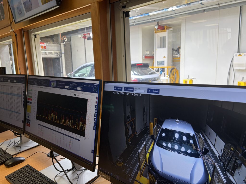 La chambre aérodynamique du centre R&D de Belchamp.