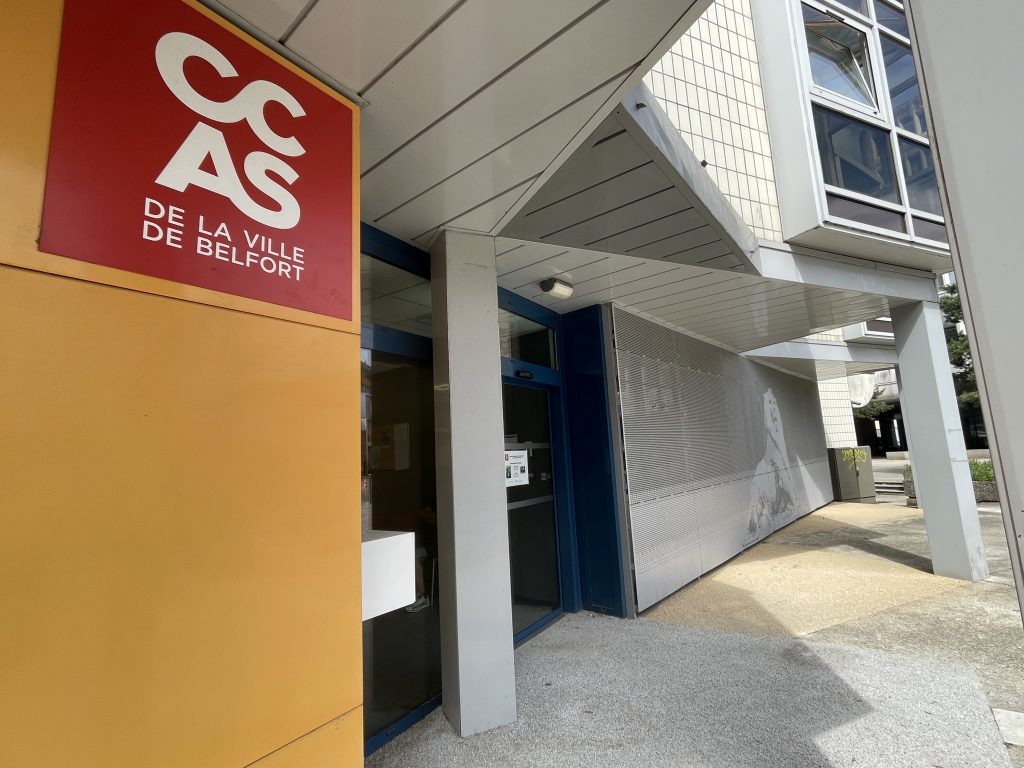 Le CCAS de Belfort, rue Stroltz.