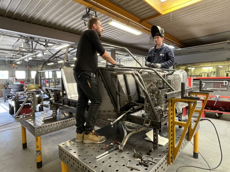 Le prochain proto de l'école Sbarro est en cours de montage, fin mai 2026.
