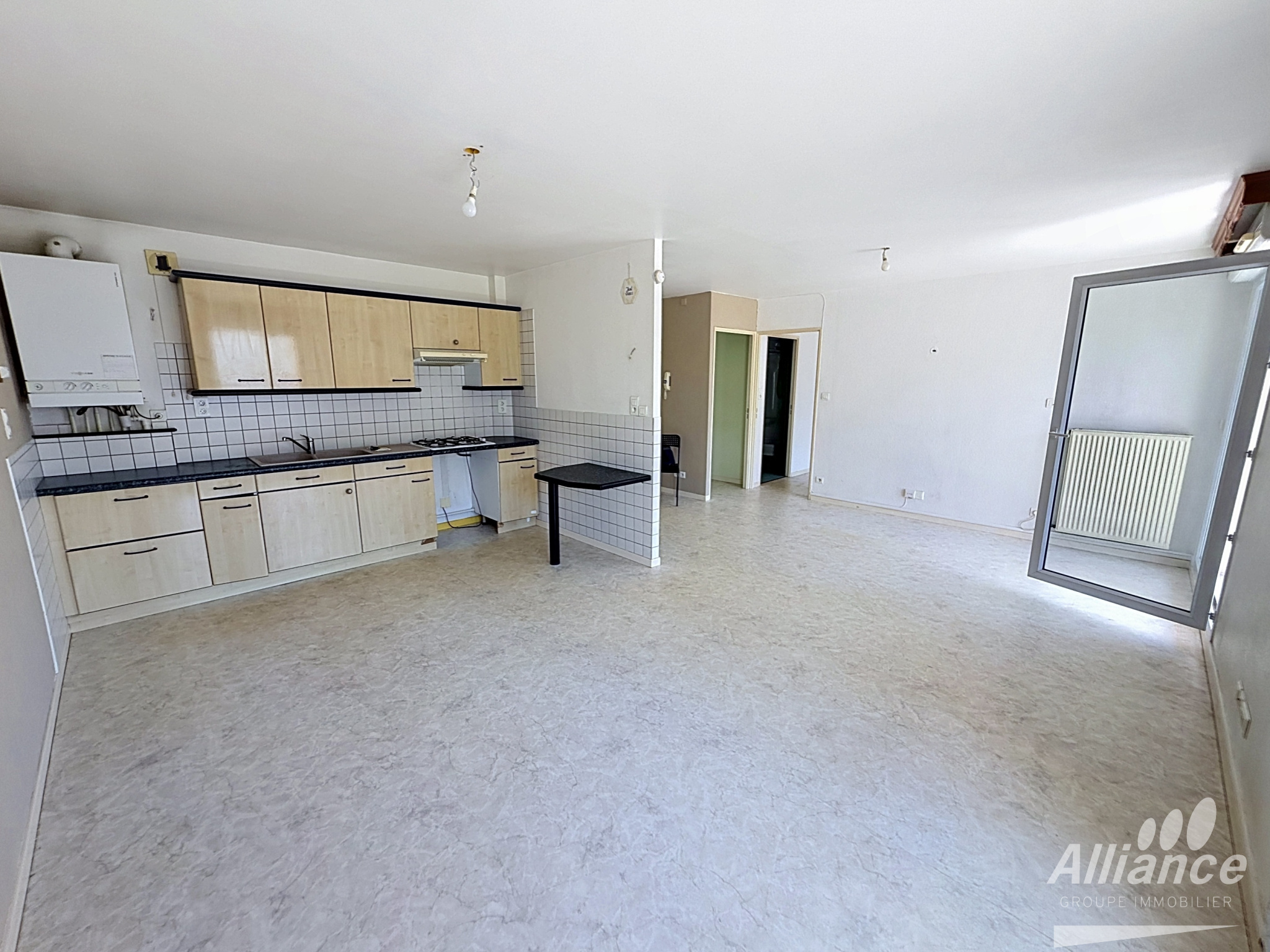 T2 de 51.47m2 avec garage et 2 balcons à Sochaux