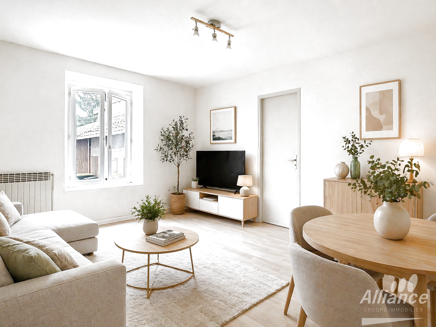 A VENDRE APPARTEMENT T2 –  REZ- DE CHAUSSEE  AVEC GARAGE..