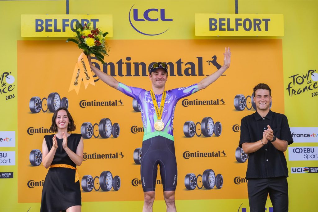 Le Suisse Mauro Schmidt a remporté la 13e étape du tour de France 2026, entre Dole et Belfort.