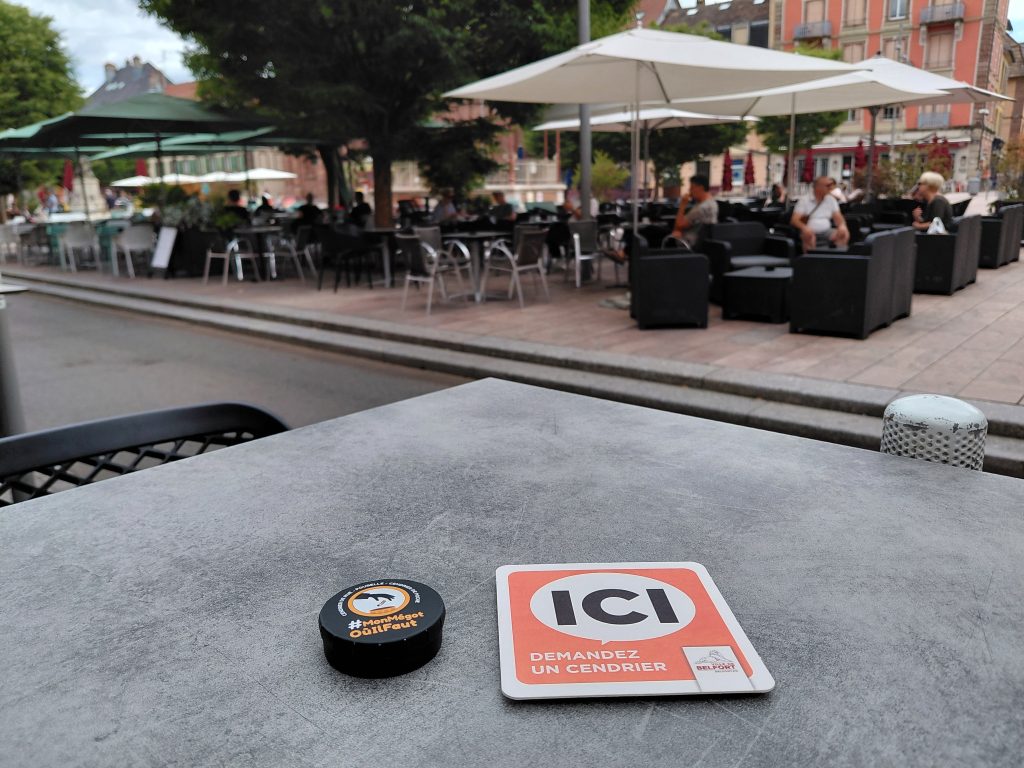 La Ville de Belfort lance une campagne de sensibilisation pour ne pas jeter les mégots dans l'espace public.