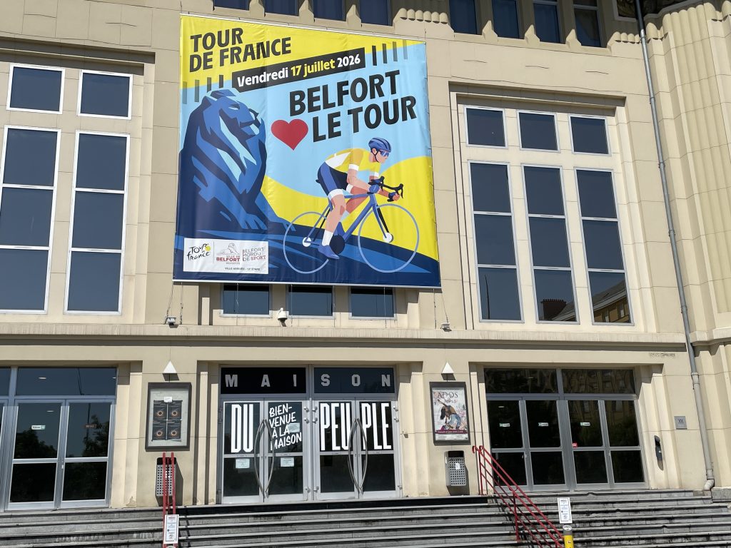 Le Tour de France est attendu à Belfort le vendredi 17 juillet 2026.