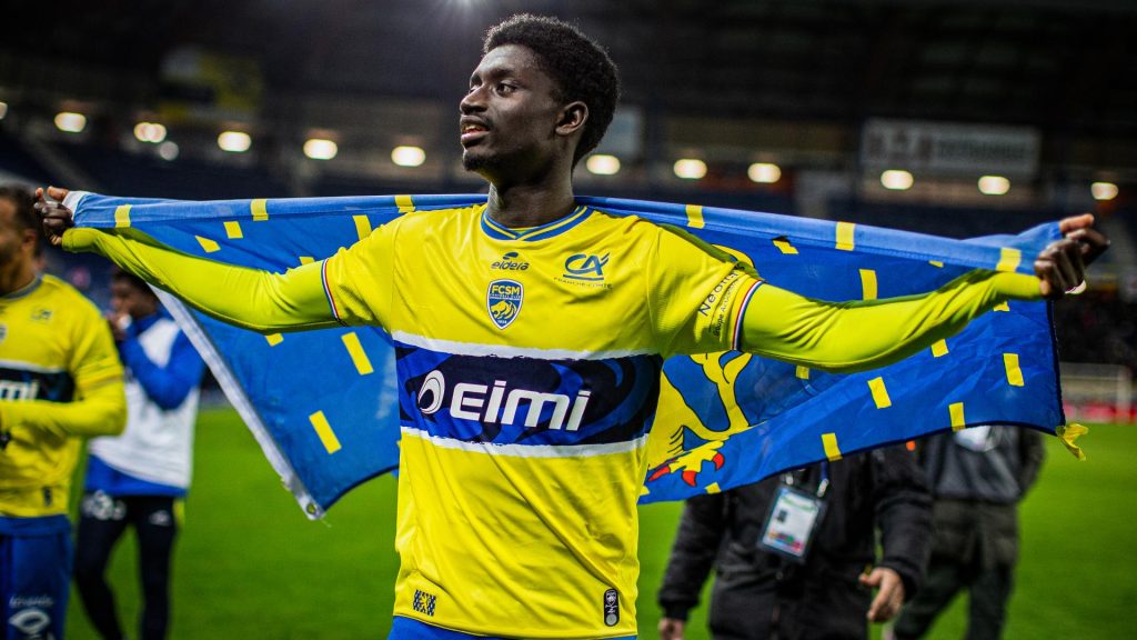 Dalangunypole Gomis lors de son premier passage au FCSM en 2023-2024.