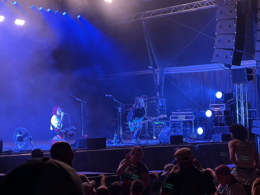 Le groupe Copycat s'est produit à la Loggia des Eurockéennes.