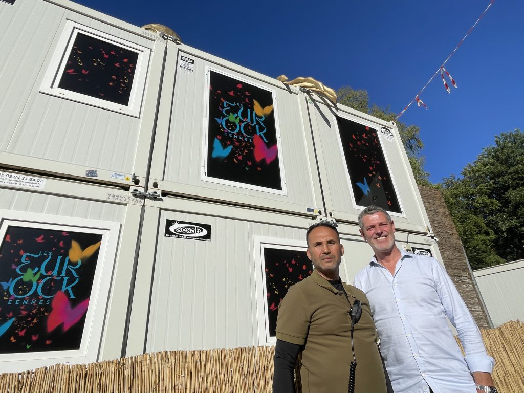 Ahmed Kaddouri, responsable de Sesad, et Philippe Justino, directeur général du groupe Sebach.