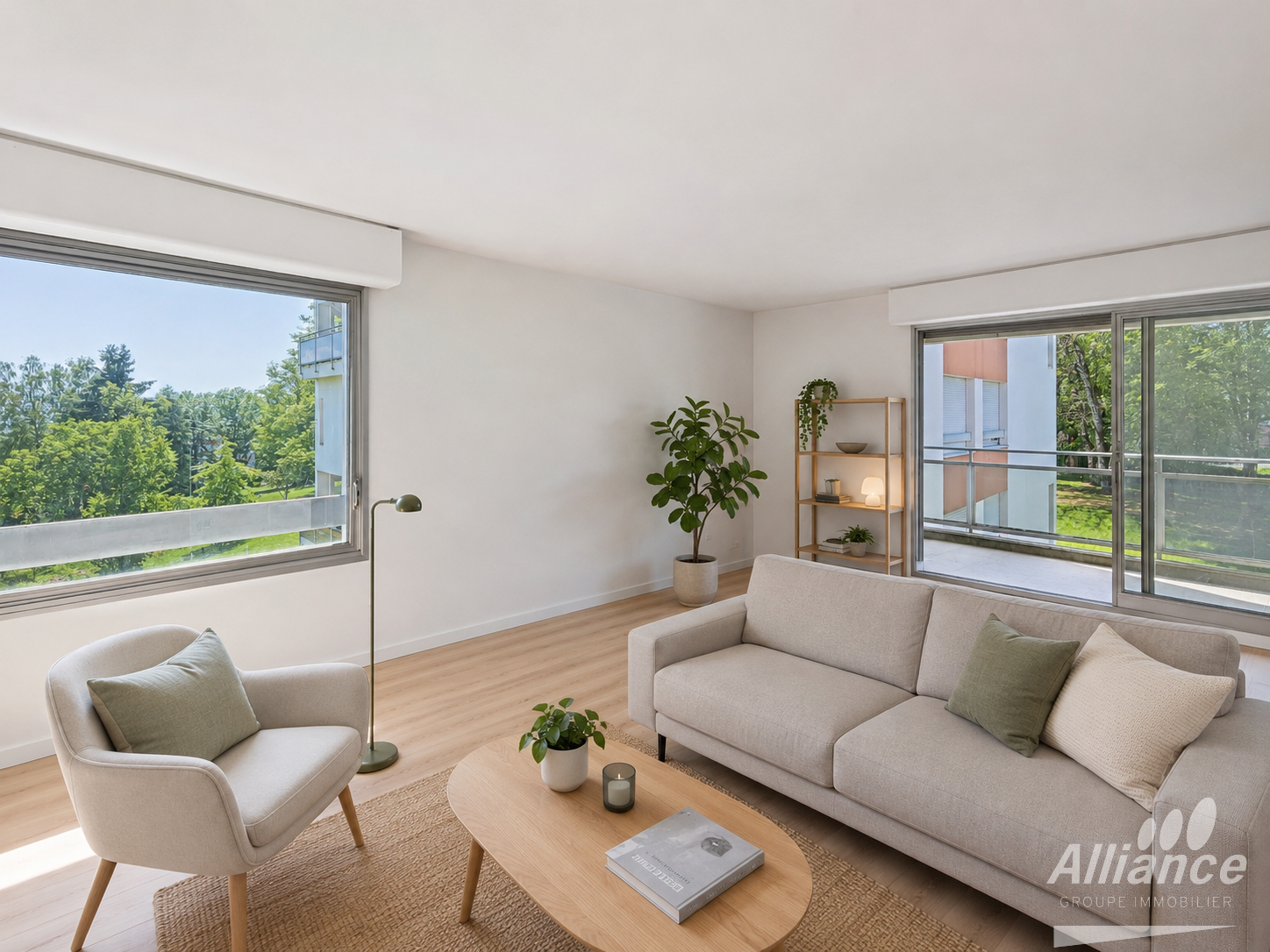 Volumes, luminosité et deux terrasses pour ce bel appartemen