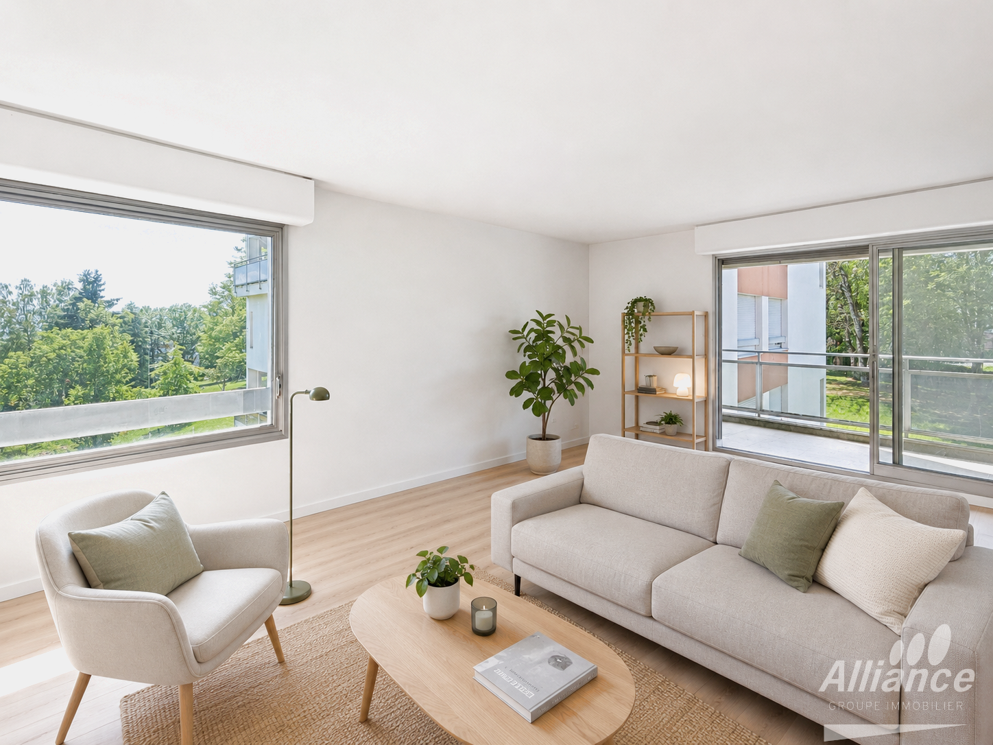 Volumes, luminosité et deux terrasses pour ce bel appartemen