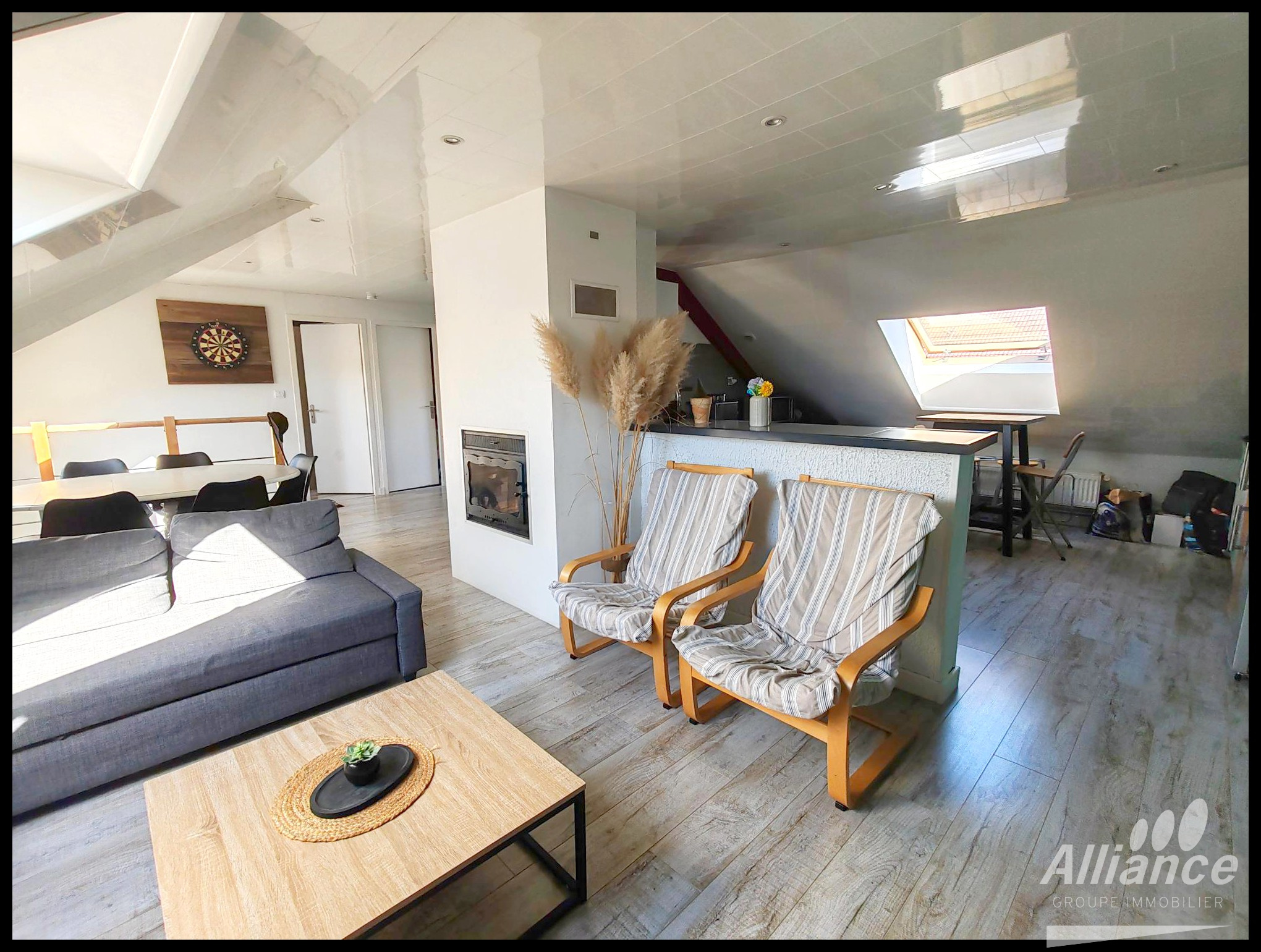 Appartement F3 avec terrain et garage