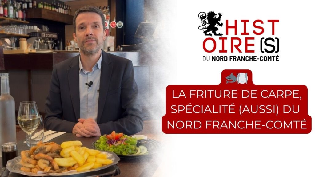 Vignette dédiée aux réseaux sociaux pour la vidéo sur la spécialité culinaire de la friture de carpe.