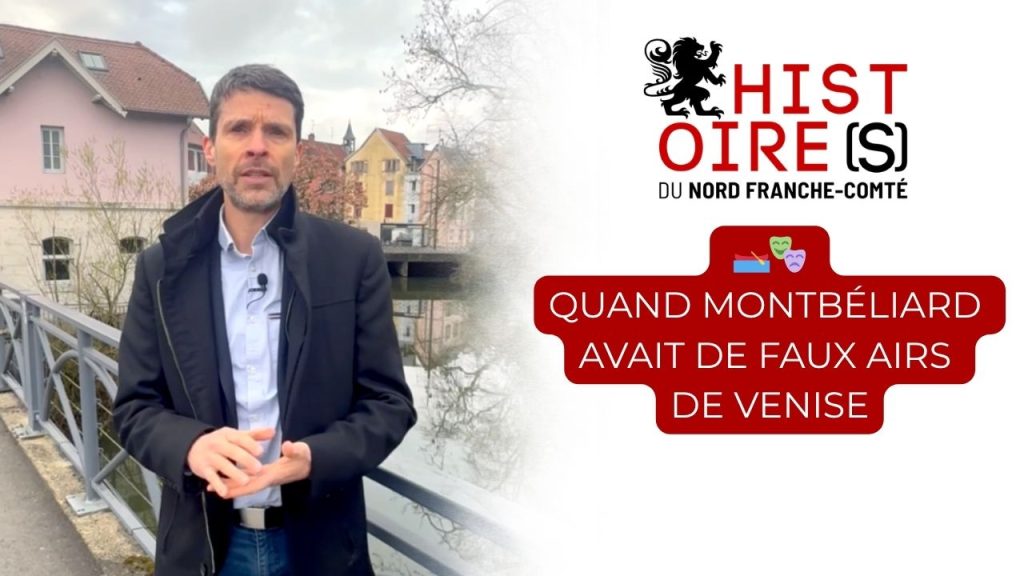 Vignette dédiée aux réseaux sociaux pour la vidéo sur les faux airs de Venise que pouvait avoir avant Montbéliard.