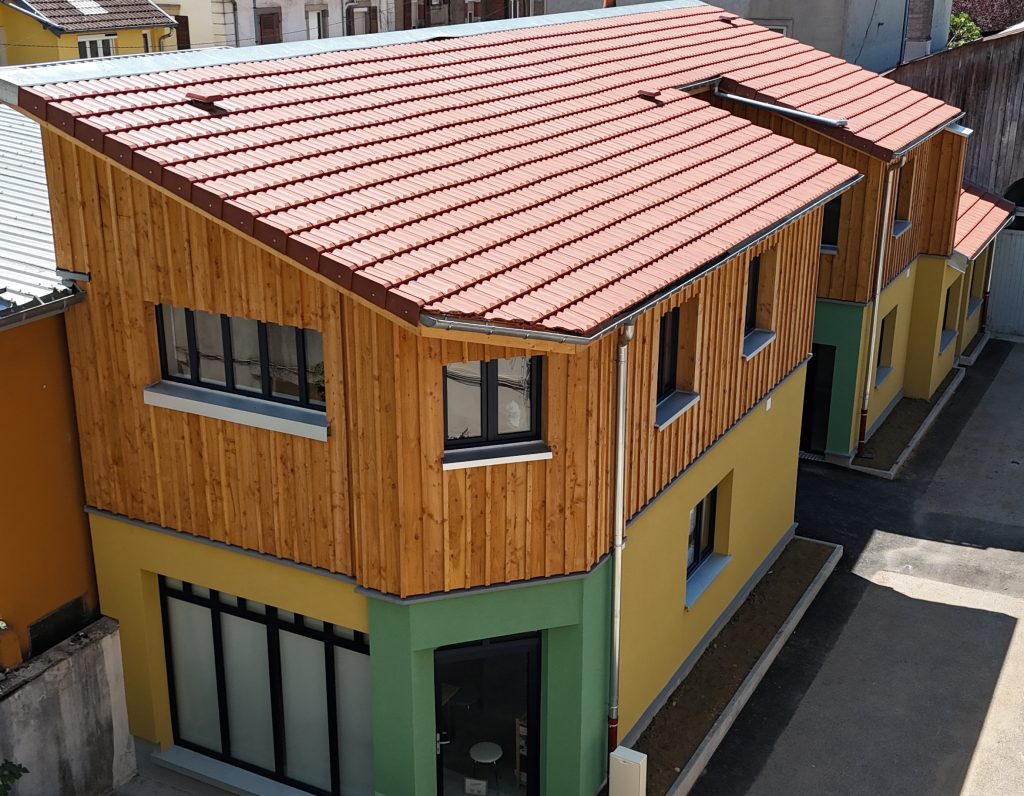 Vue au drone du Clos des artisans