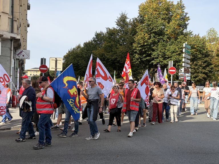Mobilisation intersyndicale pour le fonction publique.