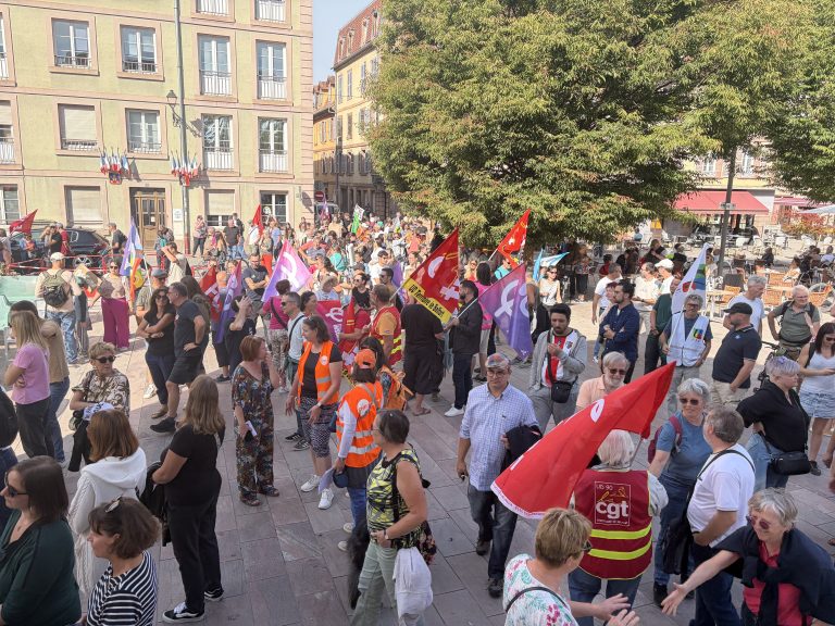 Mobilisation intersyndicale pour le fonction publique.