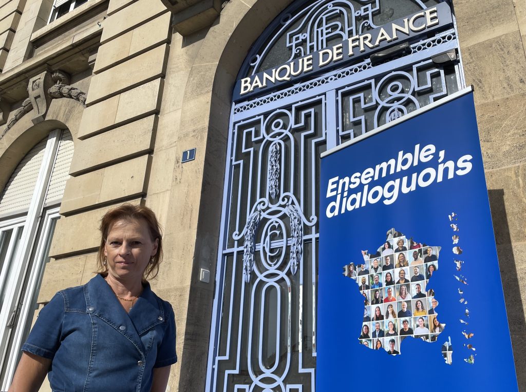 Marie-Claire Staquet, directrice départementale de la Banque de France dans le Territoire de Belfort.