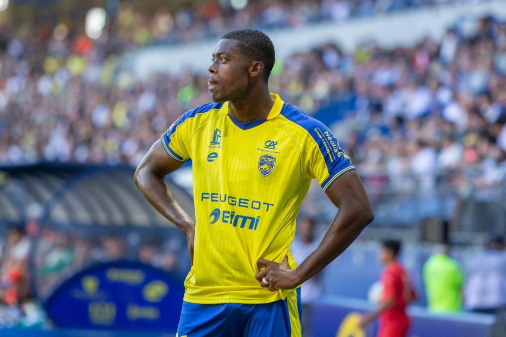 Mathis Clairicia, attaquant du FCSM